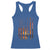 American Flag Fishing Racerback Tank Top Fish Fisher Fisherman Fishing Rod Sunset - Wonder Print Shop