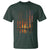 American Flag Fishing T Shirt Fish Fisher Fisherman Fishing Rod Sunset - Wonder Print Shop