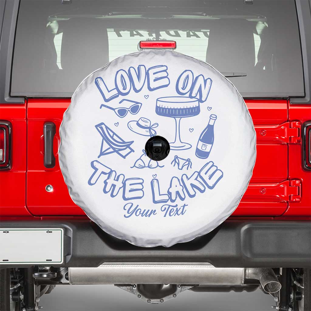 Love on the Lake Bachelorette Spare Tire Cover Custom Camp Bach Party - Wonder Print Shop