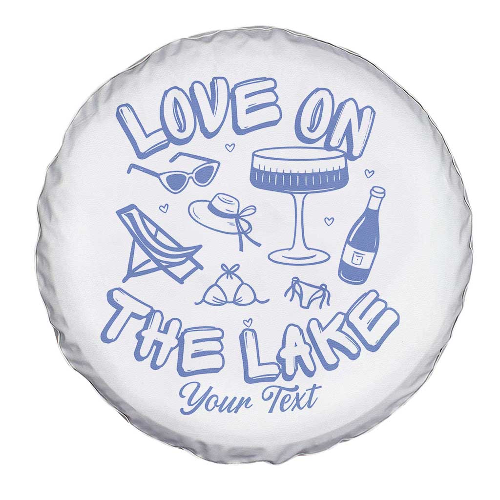 Love on the Lake Bachelorette Spare Tire Cover Custom Camp Bach Party - Wonder Print Shop