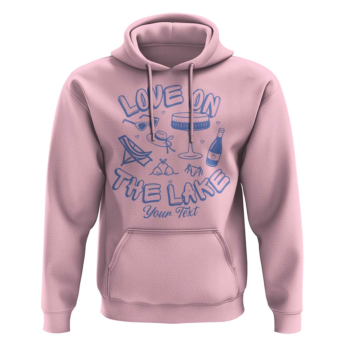 Love on the Lake Bachelorette Hoodie Custom Camp Bach Party - Wonder Print Shop
