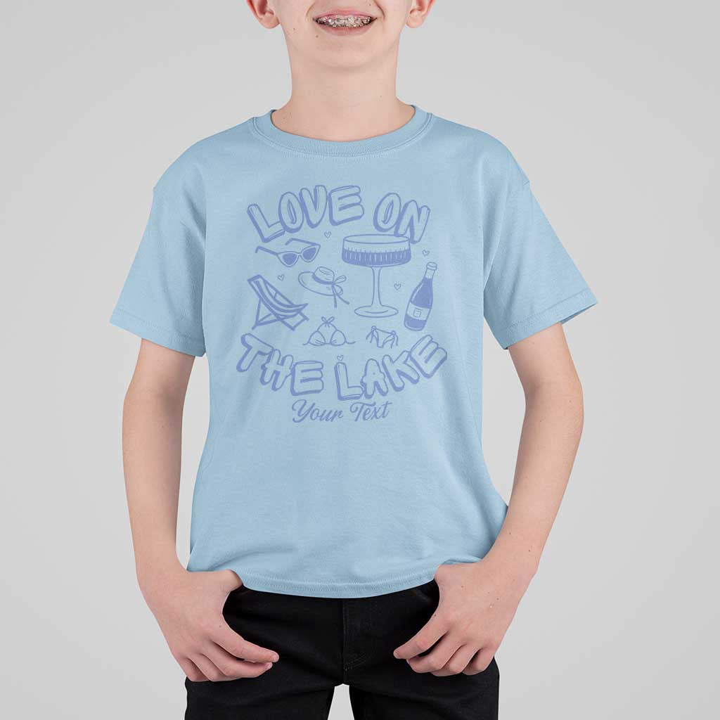 Love on the Lake Bachelorette T Shirt For Kid Custom Camp Bach Party - Wonder Print Shop
