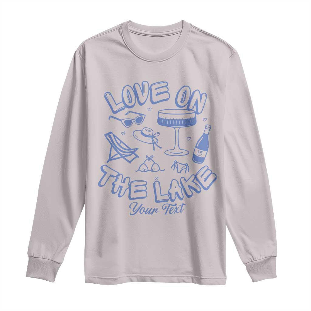 Love on the Lake Bachelorette Long Sleeve Shirt Custom Camp Bach Party - Wonder Print Shop