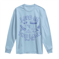 Love on the Lake Bachelorette Long Sleeve Shirt Custom Camp Bach Party - Wonder Print Shop