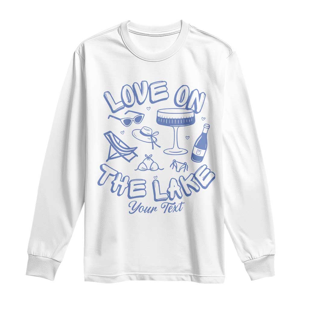 Love on the Lake Bachelorette Long Sleeve Shirt Custom Camp Bach Party - Wonder Print Shop