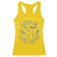 Love on the Lake Bachelorette Racerback Tank Top Custom Camp Bach Party - Wonder Print Shop