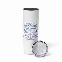 Love on the Lake Bachelorette Skinny Tumbler Custom Camp Bach Party - Wonder Print Shop