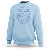 Love on the Lake Bachelorette Sweatshirt Custom Camp Bach Party - Wonder Print Shop