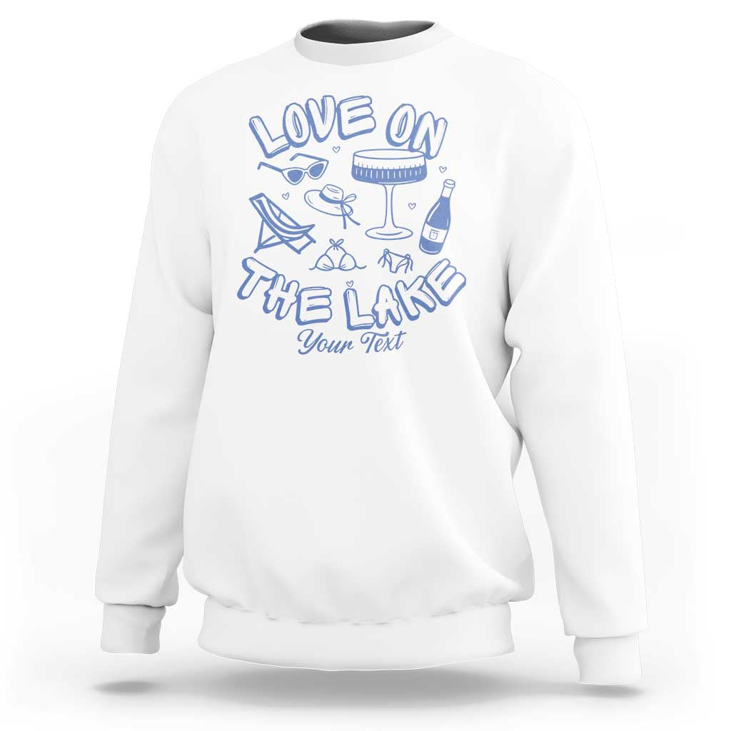 Love on the Lake Bachelorette Sweatshirt Custom Camp Bach Party - Wonder Print Shop