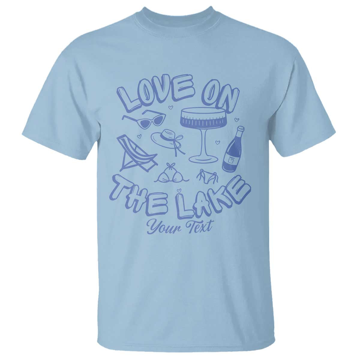 Love on the Lake Bachelorette T Shirt Custom Camp Bach Party - Wonder Print Shop