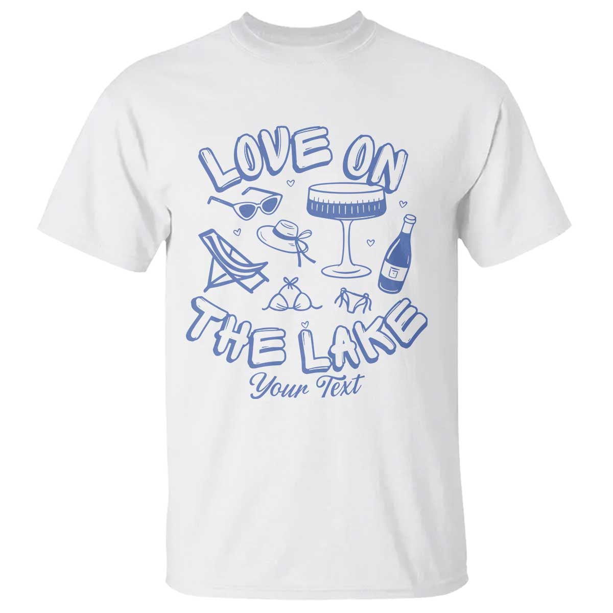 Love on the Lake Bachelorette T Shirt Custom Camp Bach Party - Wonder Print Shop
