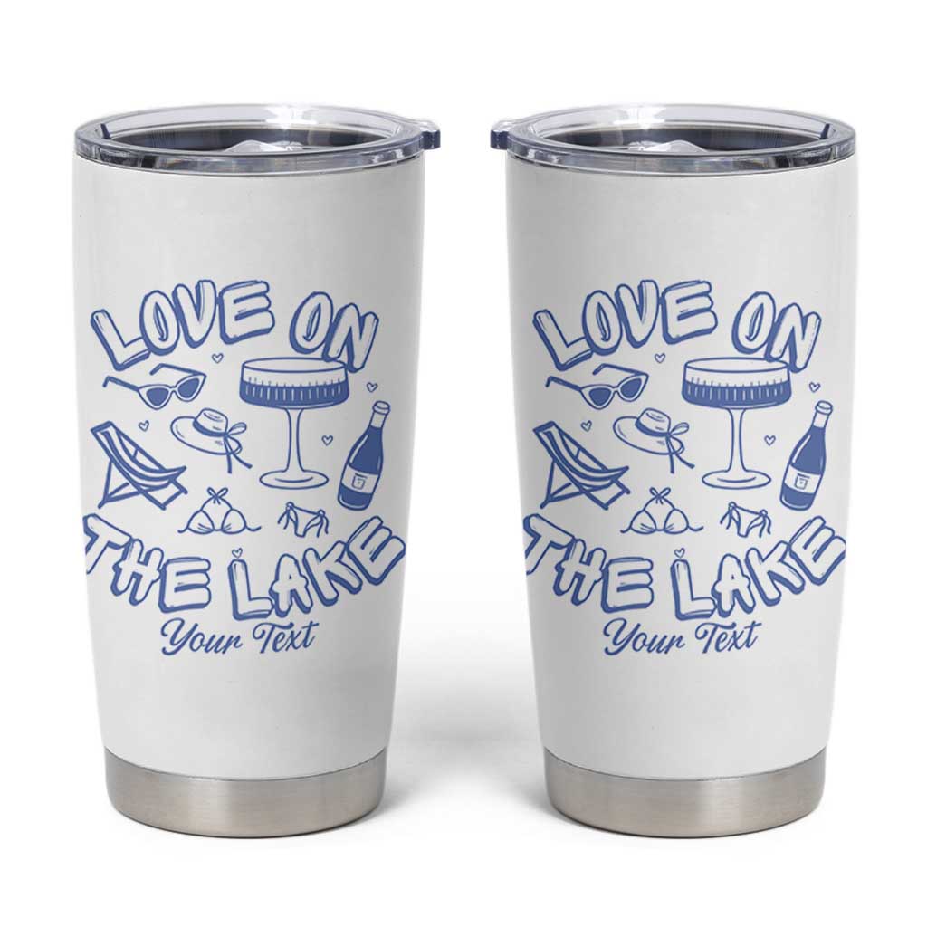 Love on the Lake Bachelorette Tumbler Cup Custom Camp Bach Party - Wonder Print Shop