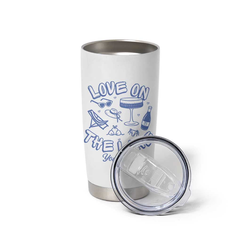Love on the Lake Bachelorette Tumbler Cup Custom Camp Bach Party - Wonder Print Shop