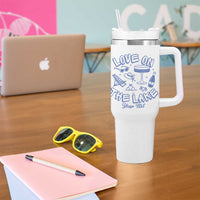 Love on the Lake Bachelorette Tumbler With Handle Custom Camp Bach Party - Wonder Print Shop
