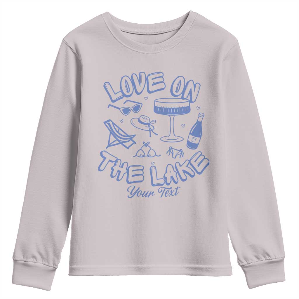 Love on the Lake Bachelorette Youth Sweatshirt Custom Camp Bach Party - Wonder Print Shop