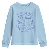 Love on the Lake Bachelorette Youth Sweatshirt Custom Camp Bach Party - Wonder Print Shop