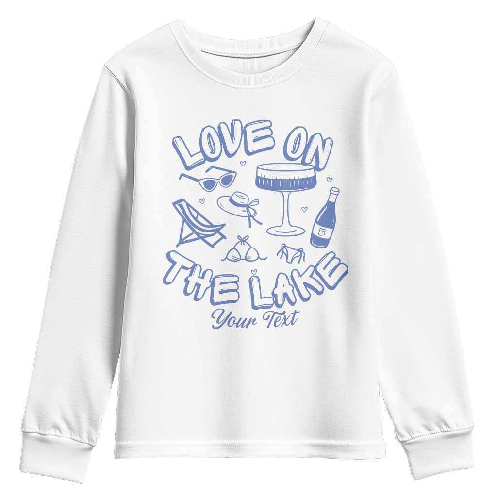 Love on the Lake Bachelorette Youth Sweatshirt Custom Camp Bach Party - Wonder Print Shop
