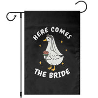 Silly Goose Bride Garden Flag Funny Goose Lovers - Wonder Print Shop