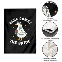 Silly Goose Bride Garden Flag Funny Goose Lovers - Wonder Print Shop