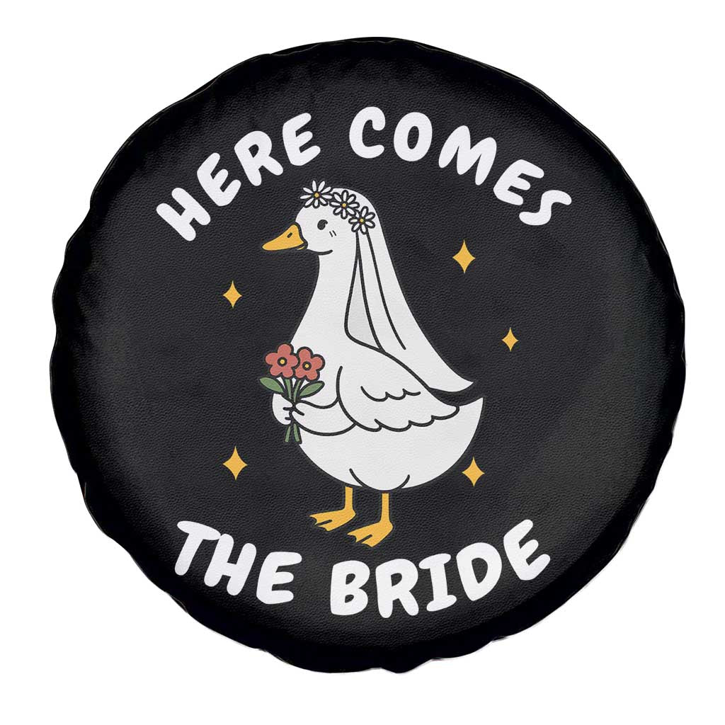 Silly Goose Bride Spare Tire Cover Funny Goose Lovers - Wonder Print Shop