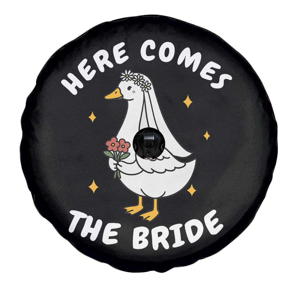 Silly Goose Bride Spare Tire Cover Funny Goose Lovers - Wonder Print Shop
