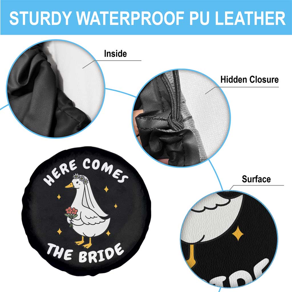Silly Goose Bride Spare Tire Cover Funny Goose Lovers - Wonder Print Shop