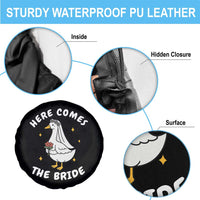 Silly Goose Bride Spare Tire Cover Funny Goose Lovers - Wonder Print Shop