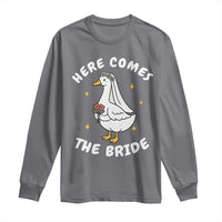 Silly Goose Bride Long Sleeve Shirt Funny Goose Lovers - Wonder Print Shop