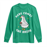 Silly Goose Bride Long Sleeve Shirt Funny Goose Lovers - Wonder Print Shop