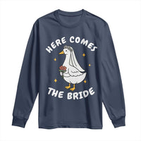 Silly Goose Bride Long Sleeve Shirt Funny Goose Lovers - Wonder Print Shop