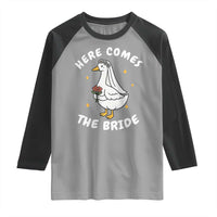Silly Goose Bride Raglan Shirt Funny Goose Lovers - Wonder Print Shop