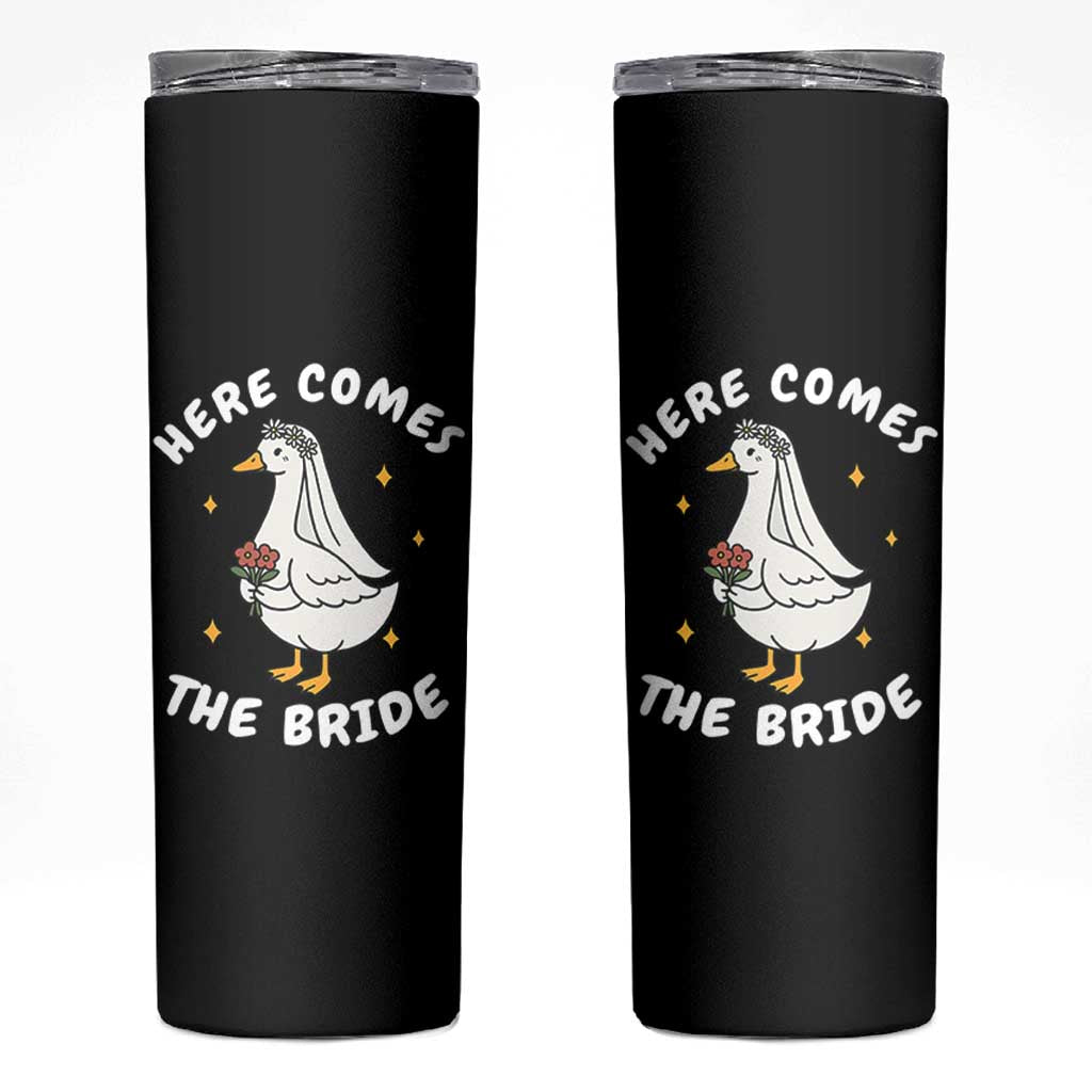 Silly Goose Bride Skinny Tumbler Funny Goose Lovers - Wonder Print Shop