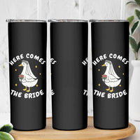 Silly Goose Bride Skinny Tumbler Funny Goose Lovers - Wonder Print Shop