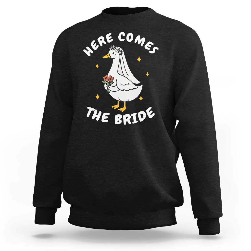 Silly Goose Bride Sweatshirt Funny Goose Lovers - Wonder Print Shop
