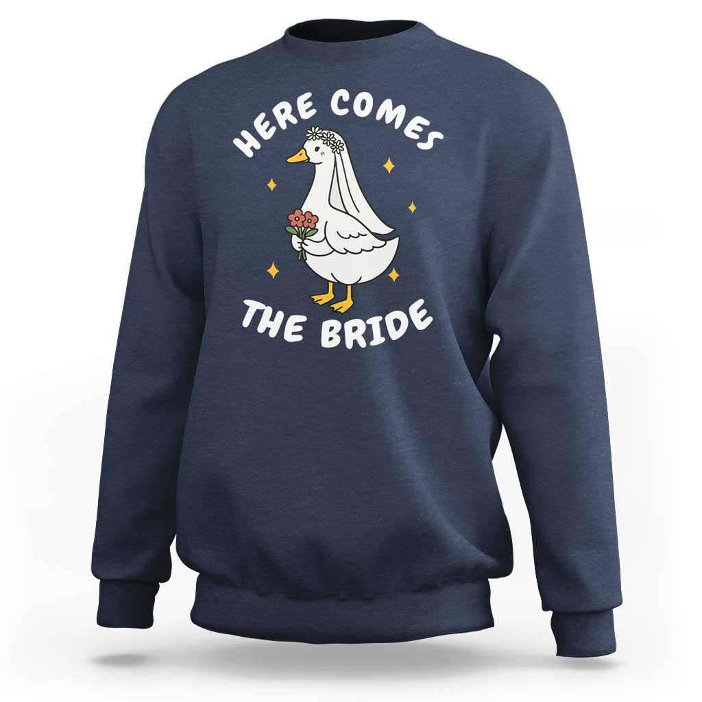 Silly Goose Bride Sweatshirt Funny Goose Lovers - Wonder Print Shop