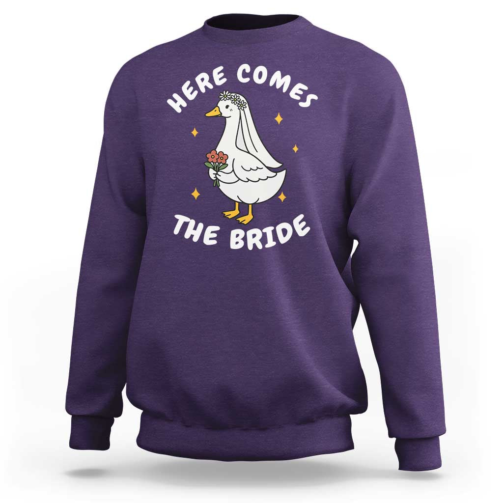 Silly Goose Bride Sweatshirt Funny Goose Lovers - Wonder Print Shop
