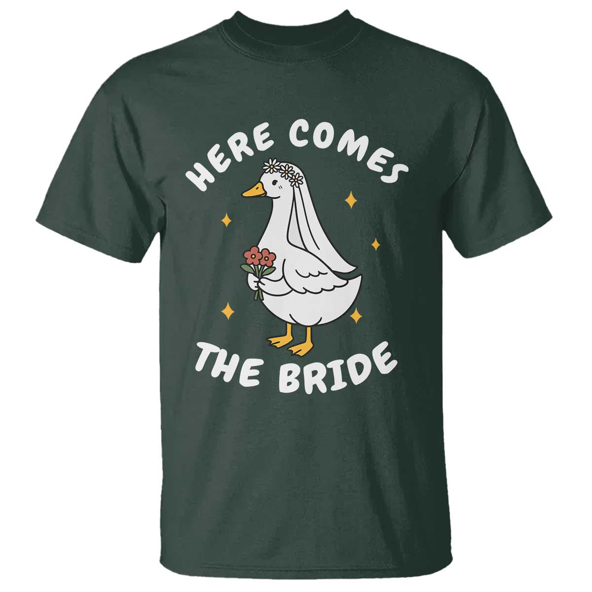 Silly Goose Bride T Shirt Funny Goose Lovers - Wonder Print Shop