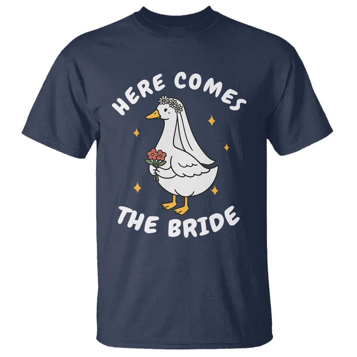 Silly Goose Bride T Shirt Funny Goose Lovers - Wonder Print Shop