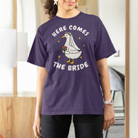 Silly Goose Bride T Shirt For Women Funny Goose Lovers - Wonder Print Shop