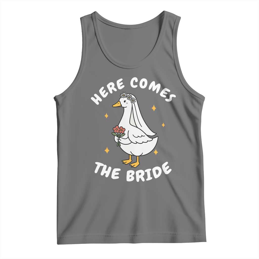 Silly Goose Bride Tank Top Funny Goose Lovers - Wonder Print Shop