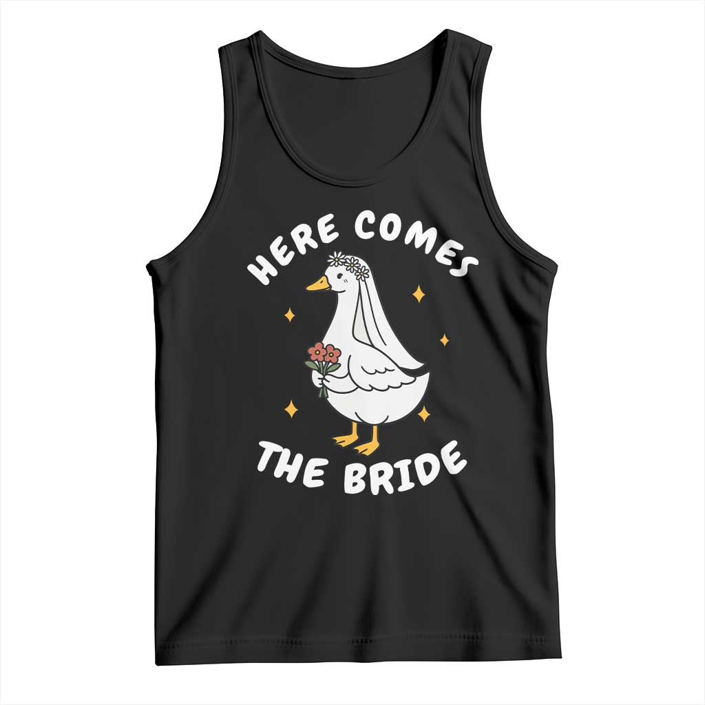 Silly Goose Bride Tank Top Funny Goose Lovers - Wonder Print Shop