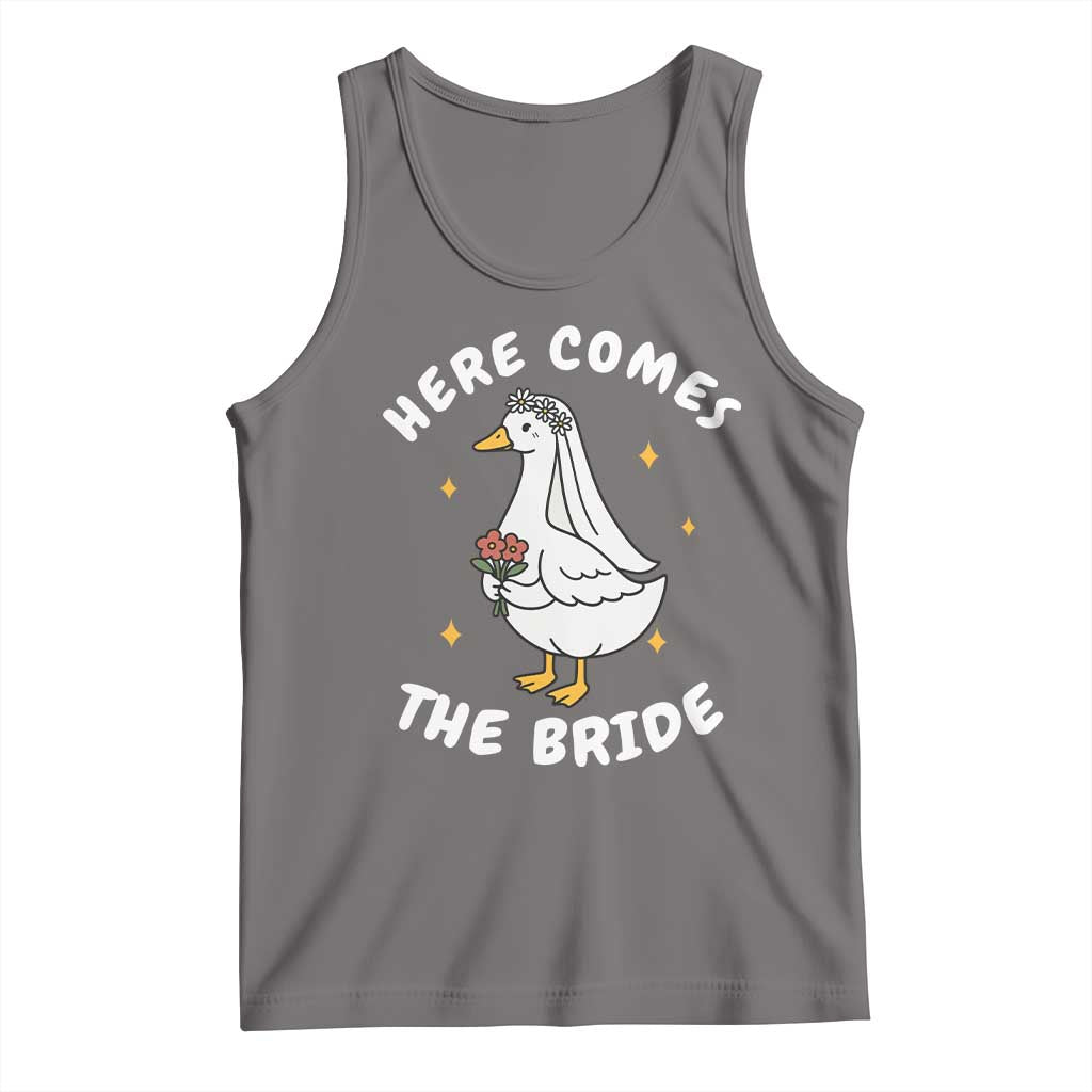 Silly Goose Bride Tank Top Funny Goose Lovers - Wonder Print Shop
