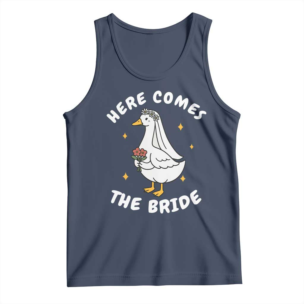 Silly Goose Bride Tank Top Funny Goose Lovers - Wonder Print Shop