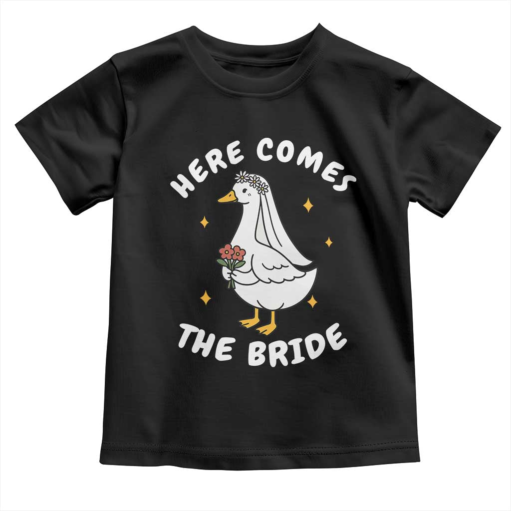 Silly Goose Bride Toddler T Shirt Funny Goose Lovers - Wonder Print Shop