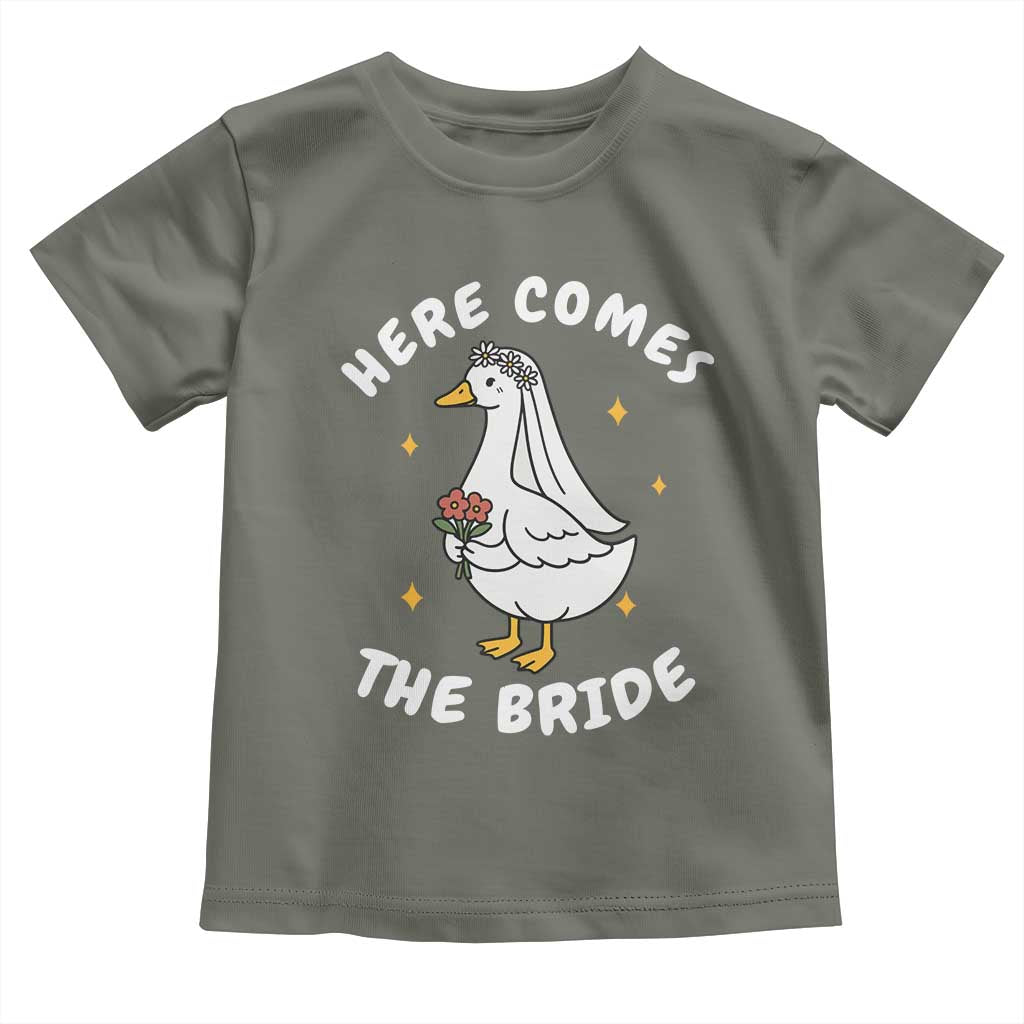 Silly Goose Bride Toddler T Shirt Funny Goose Lovers - Wonder Print Shop