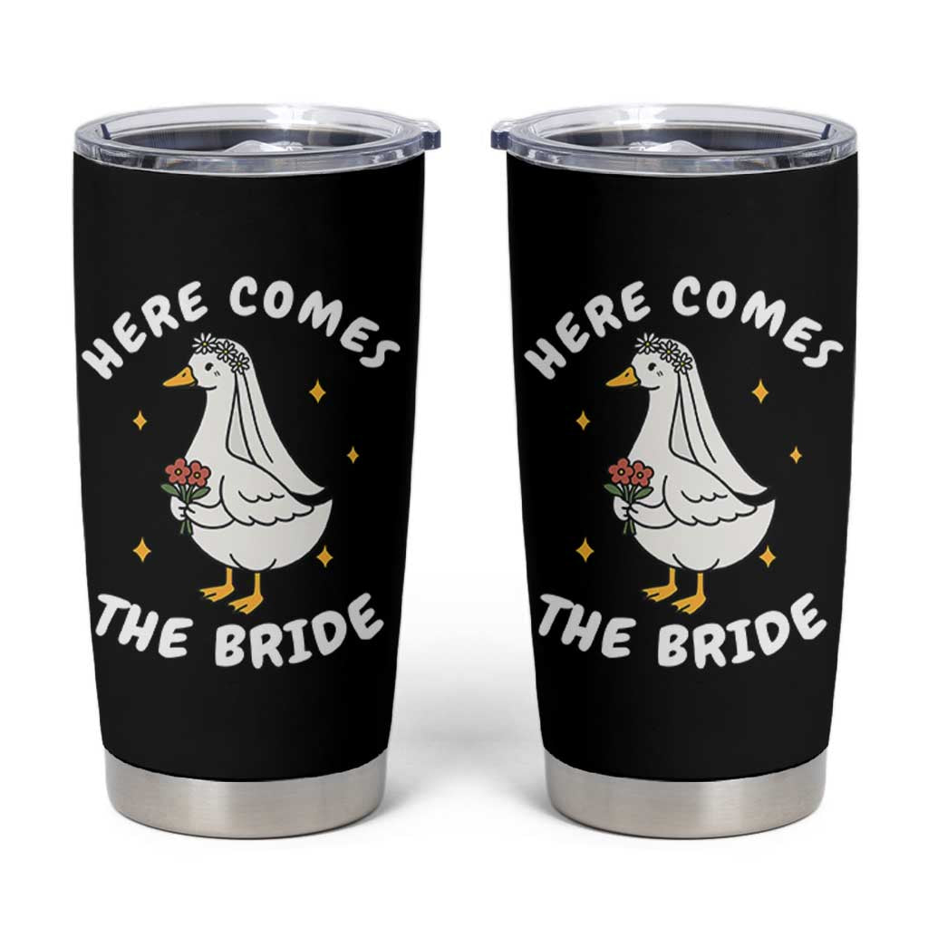 Silly Goose Bride Tumbler Cup Funny Goose Lovers - Wonder Print Shop