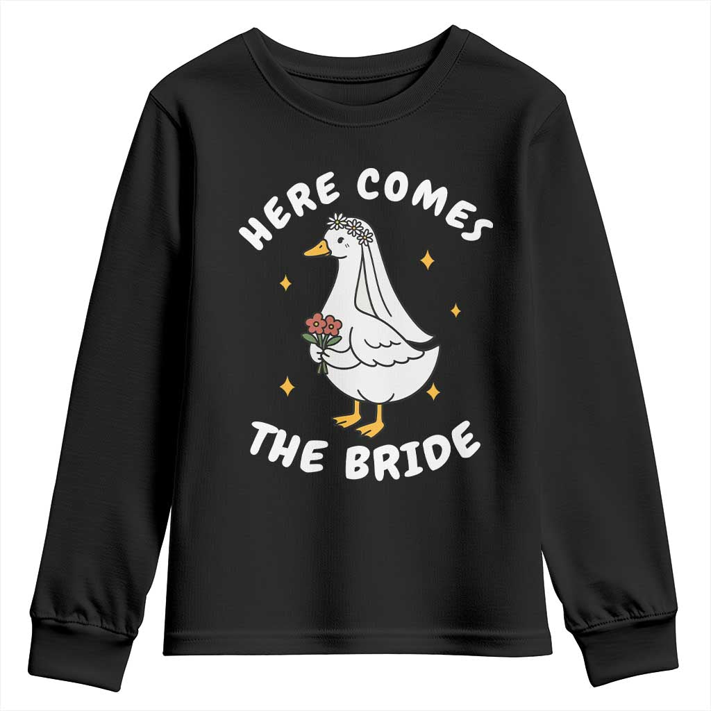 Silly Goose Bride Youth Sweatshirt Funny Goose Lovers - Wonder Print Shop