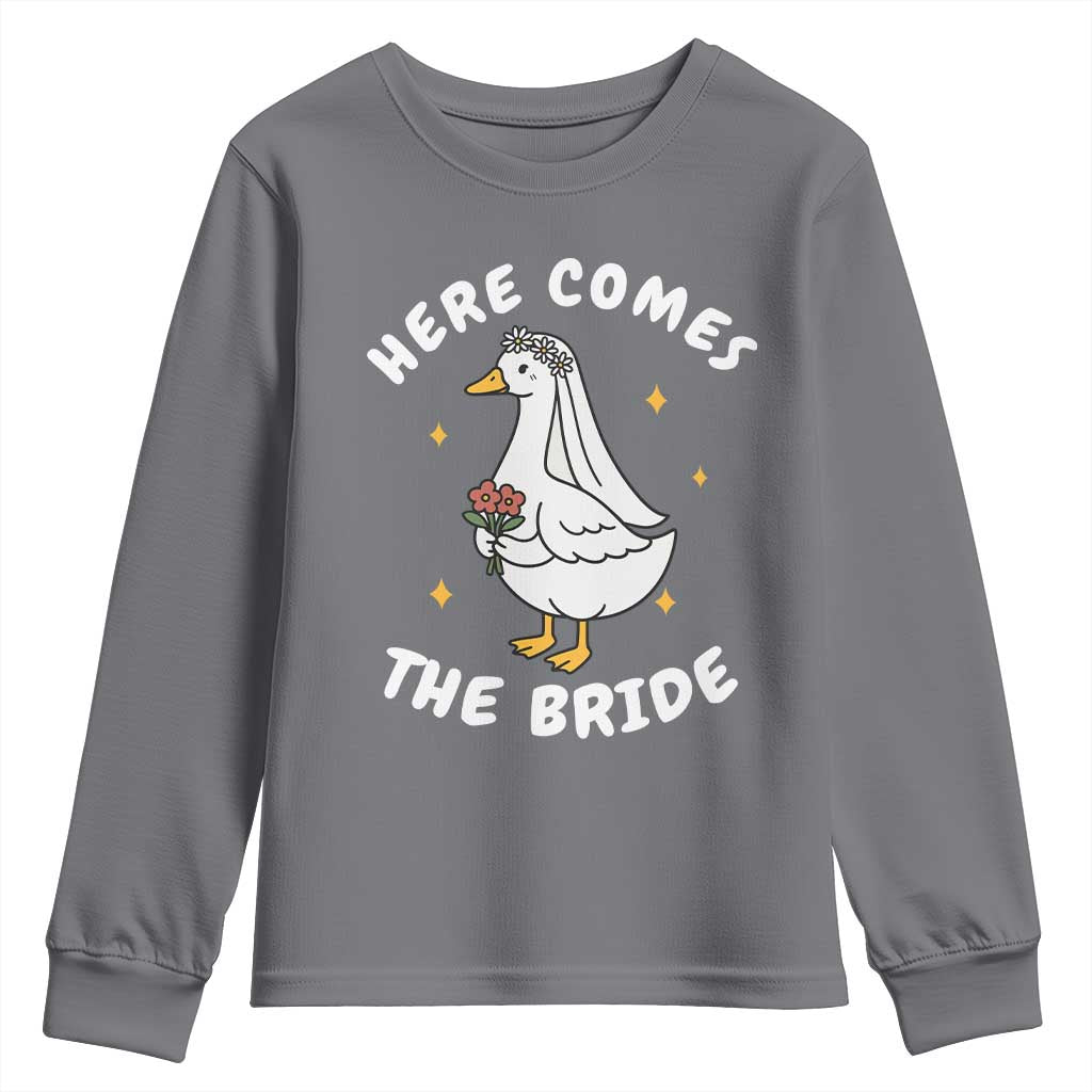 Silly Goose Bride Youth Sweatshirt Funny Goose Lovers - Wonder Print Shop