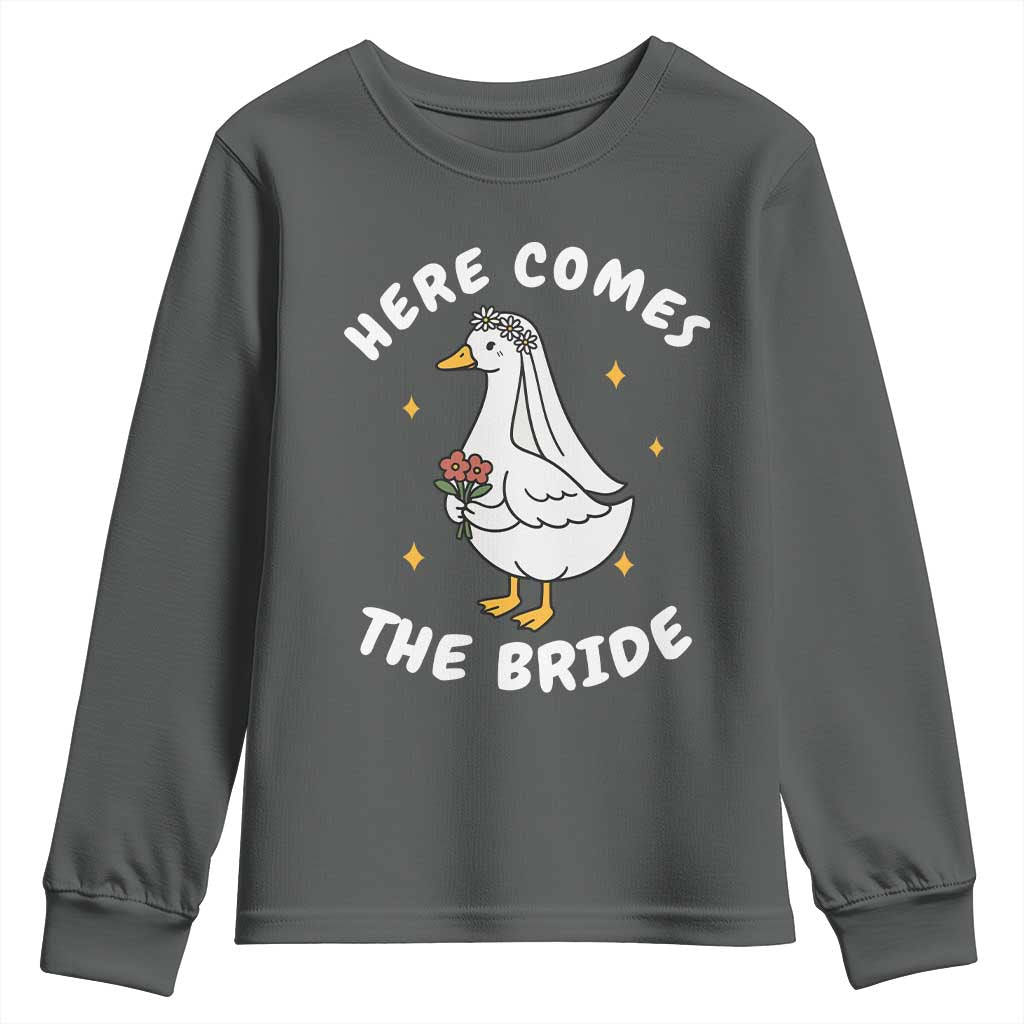 Silly Goose Bride Youth Sweatshirt Funny Goose Lovers - Wonder Print Shop