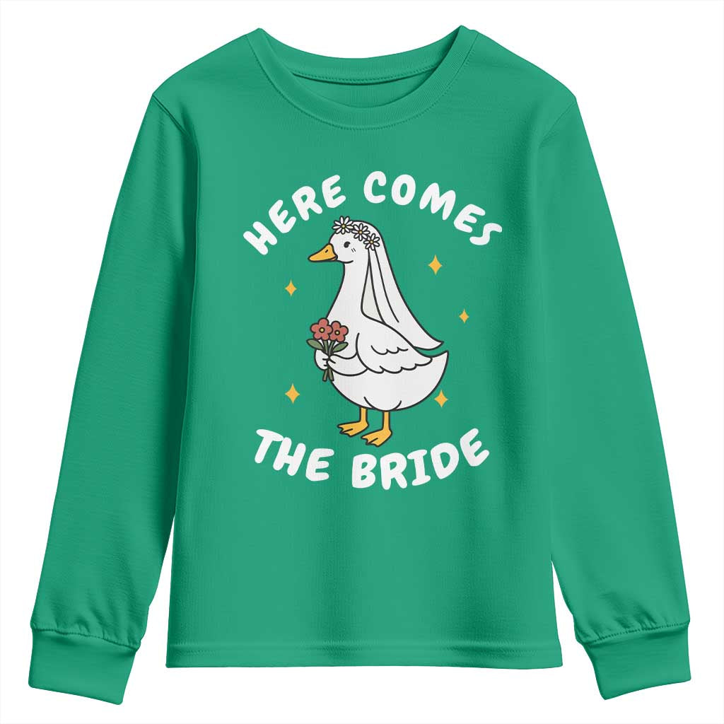 Silly Goose Bride Youth Sweatshirt Funny Goose Lovers - Wonder Print Shop